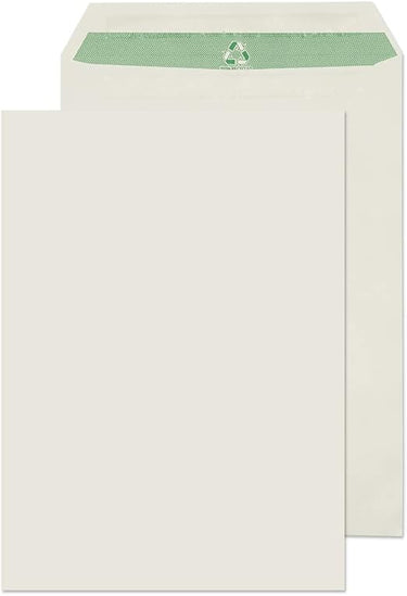 Blake Purely Environmental C4 324 x 229 mm 90 g/m² Enveloppes Pochettes Autocollante (RE6261) Blanc Naturel - Boîte de 250